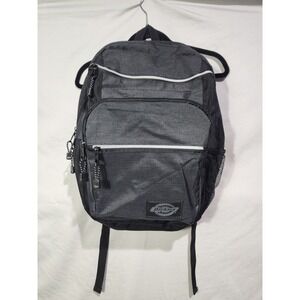 Dickies Utility Laptop Bookbag Sleek Basic Charcoal Logo Design Padded Shoulder